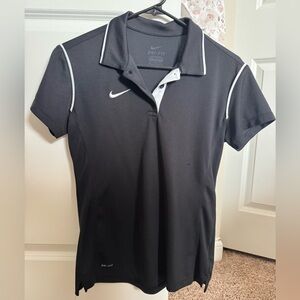 Nike Women’s size Med Black Polo Shirt